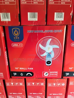 Urk New Model 16inch Heavy Duty Wall Fan