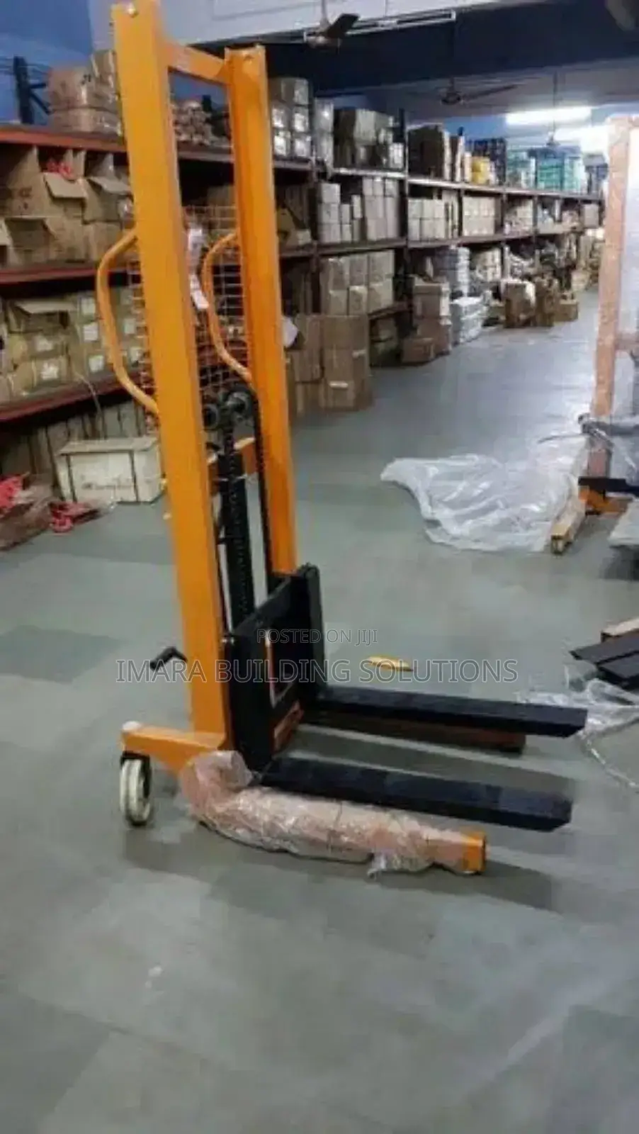 Hydraulic Manual Stacker – Safety Enhanced Design