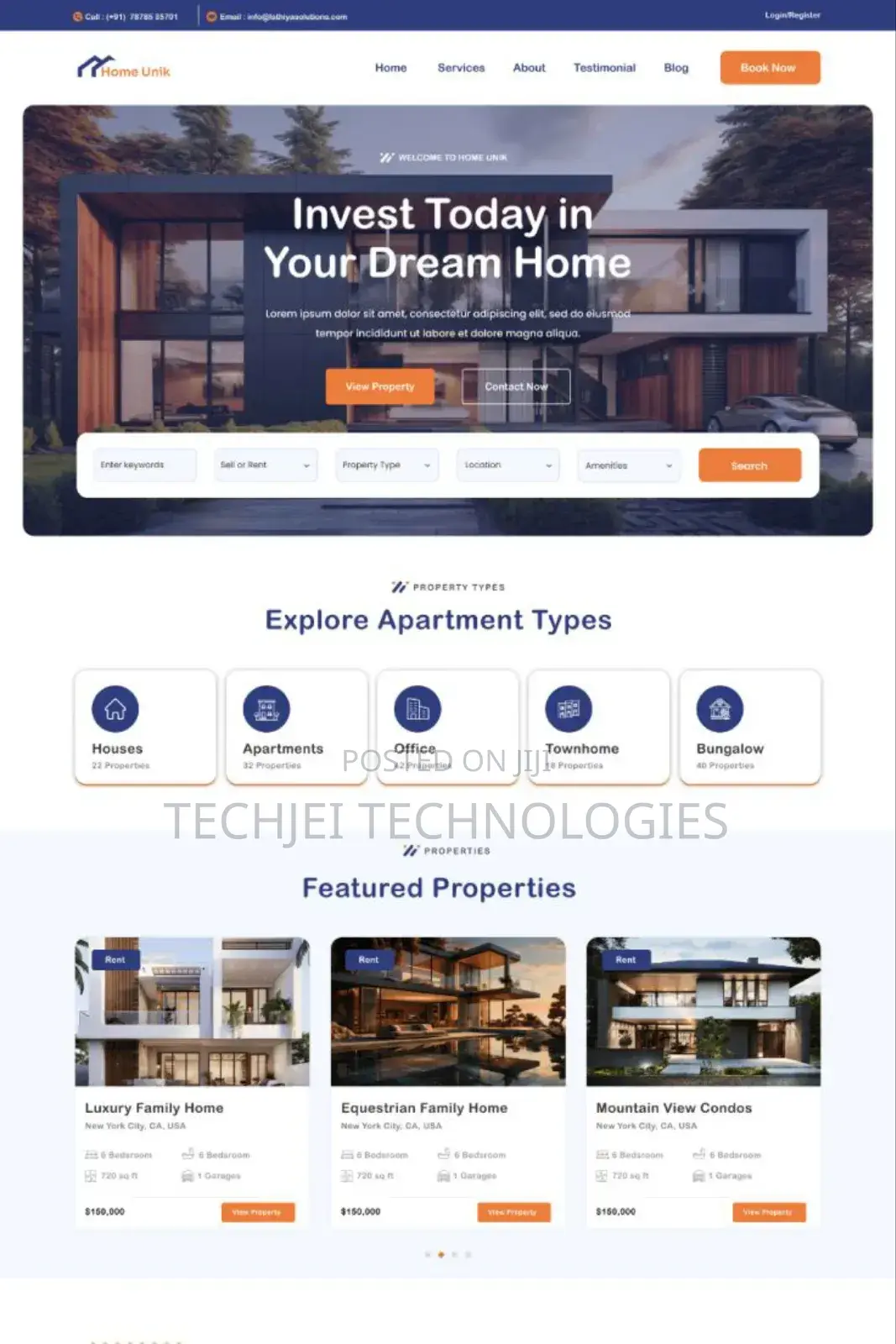 Real Estate/Home Listings Web System Developer