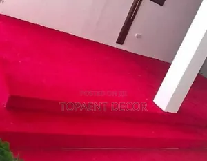 Vip Podium Red 10mm Thick Wall to Wall Carpets