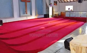 Church Altar 4mm Full Coverage Red Wall to Wall Carpets