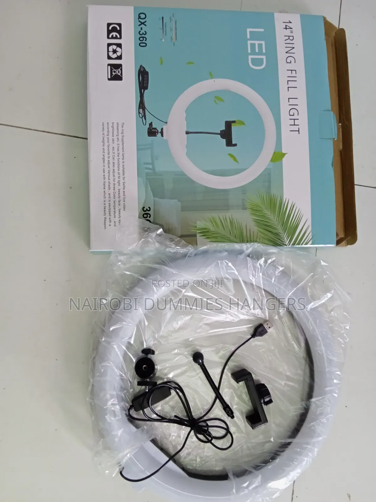 Ring Light 14" Inches With Free Tripod Stand