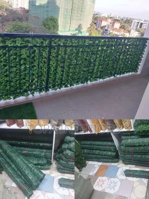 Fake Plants Balcony Decoration Green Artificial Privacy Fence Hedges