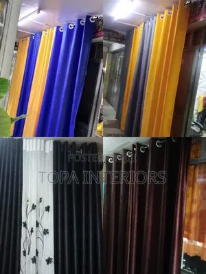 Plain Polyester Curtains for Windows and Doors