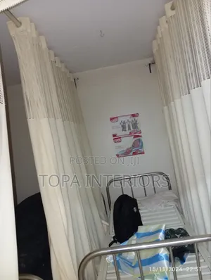 Cream Hospital Partitioning Patient Privacy Hospital Curtains
