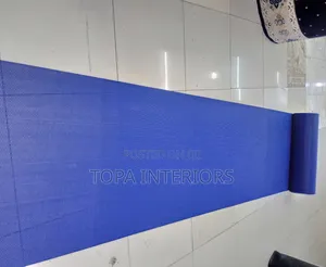 Blue Perforated PVC Antislip Rubber Mats for Stable Grip