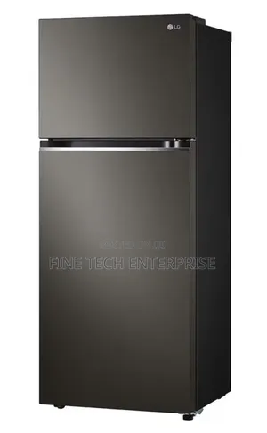 Lg  438 Litres Double Door Refrigerator Top Mounted Freezer Silver