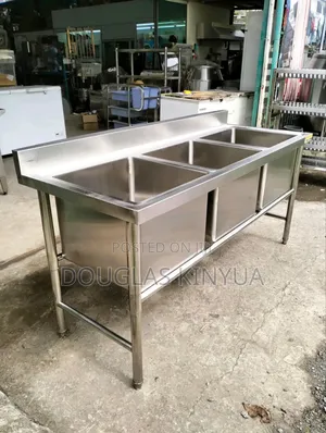 Stainless Steel Washing Sink (Stainless Steel Triple Bowl Sink) 