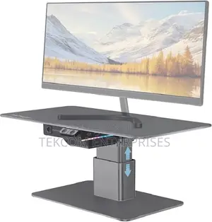 Promate Motorized Ergonomic Monitor Laptop Stand