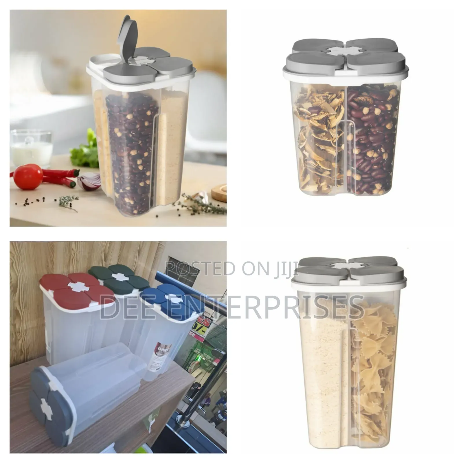 2450ml 4 in 1 Grid Pantry Organiser