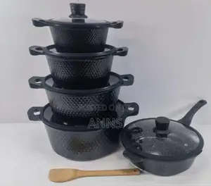 Bosch 11pc Cookware With Silicone Lid Covers
Colour: *Black