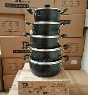 James Pot Black Cookware Set(Wove)