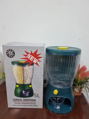 5l Rotating 3 Partition Cereal Dispenser