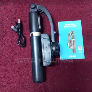 Q08 Gimbal Stabilizer Selfie Stick With Hidden Tripod Mobile Gimbal