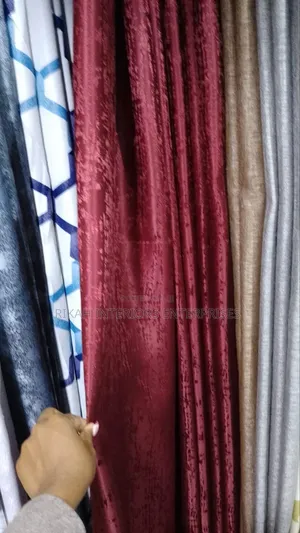 Maroon Curtains