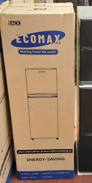 Ecomax 138 Litres Dark Silver Double Door