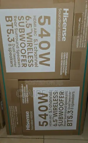 Hisense Soundbar 540 Watts