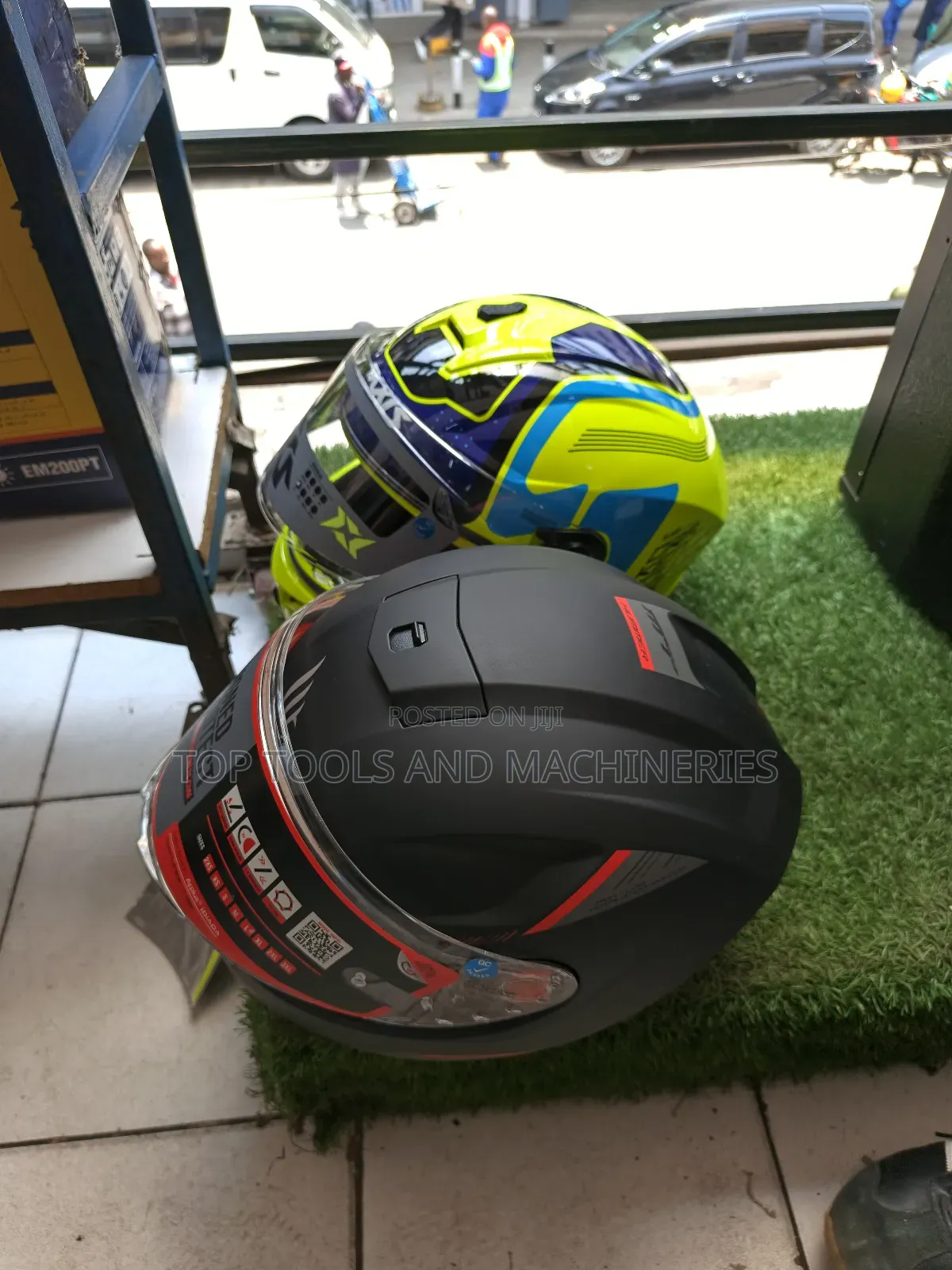 Solid Black Hummer Motorcycle Helmet