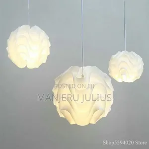 White Lightning Pendant Light