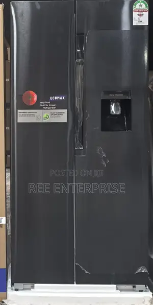 454 Litres Side by Side With Dispenser Ecomax Refrigerator