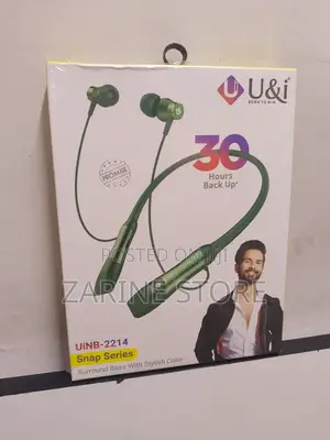 Stylish Wireless Neckband U I With Battery Capacity of 250mah