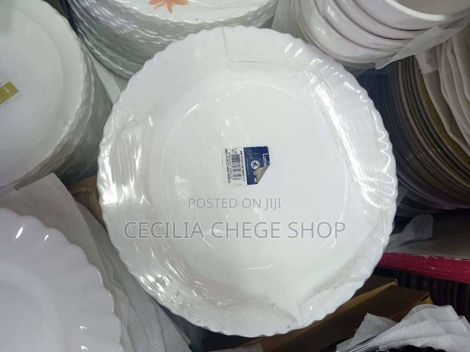 Luminarc Plain White Dinner Plate
