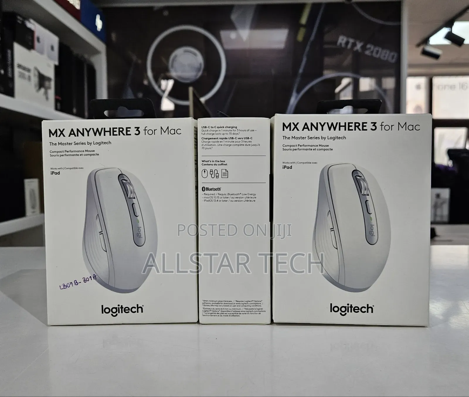 Logitech Mx Anywhere 3 for Mac Wireless Mouse