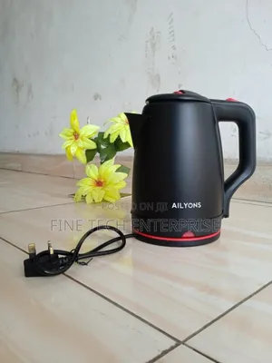Ailyons 2.2ltrs Black Kettle