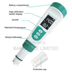 5-in-1 TDS Ec Ph Temperature Salinity Water Quality Tester