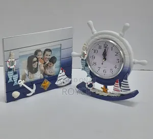 Wooden Sailor Frame Clock Deco