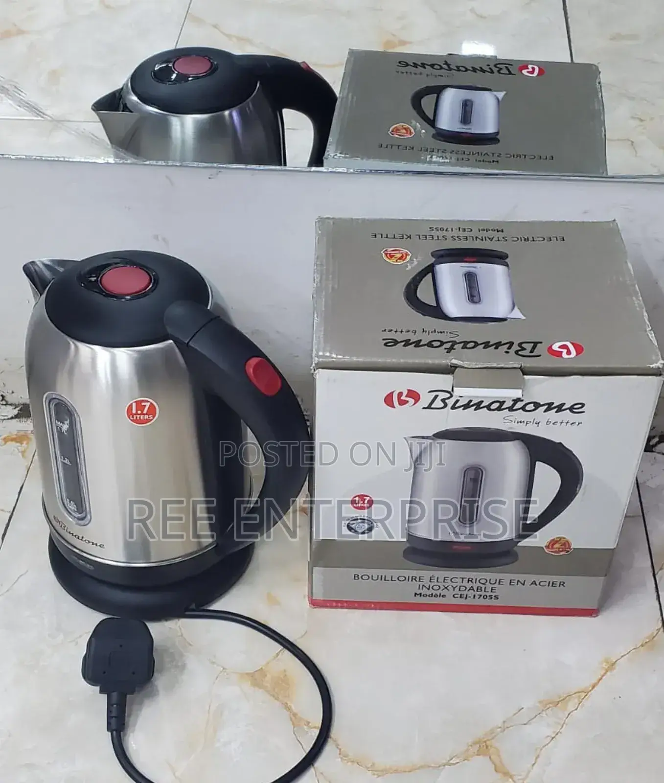 Binatone 1.7 LTRS Kettle Brand New Yorkl