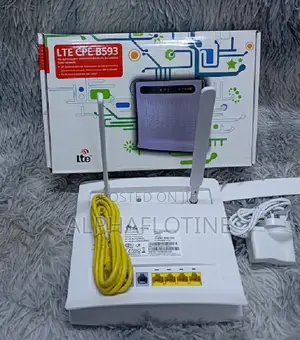 4g Wifi Router Huawei B593 Lte With 4 Lan Ports $External Antenna Port