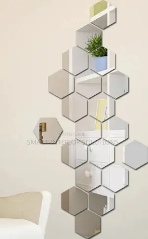 Stylish Hexagonal Mirrors