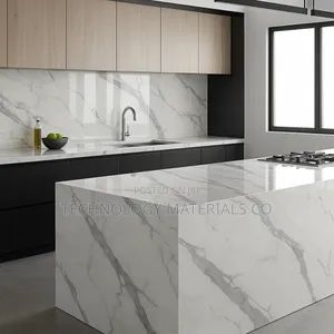 Sculpture Grey Island Sintered Stone 3.2m By 1.6m