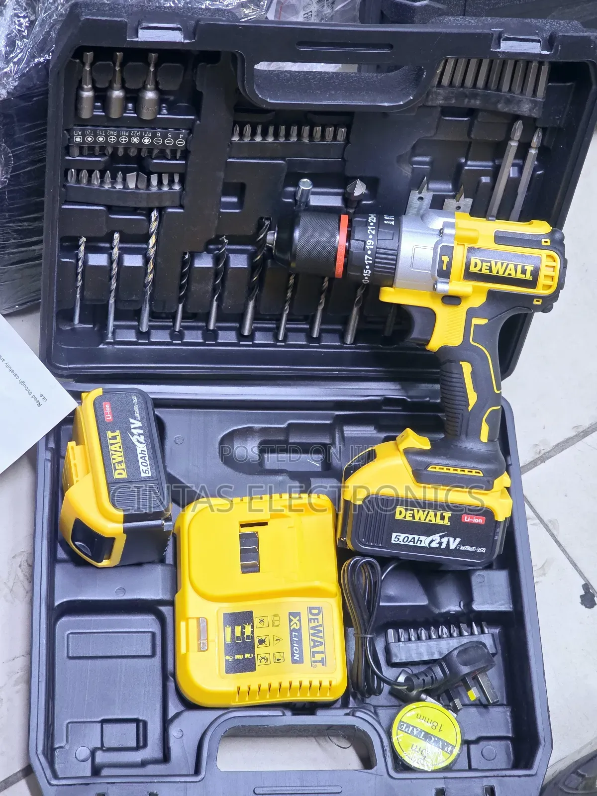 Dewalt Cordless 88v Drill Set Brushless