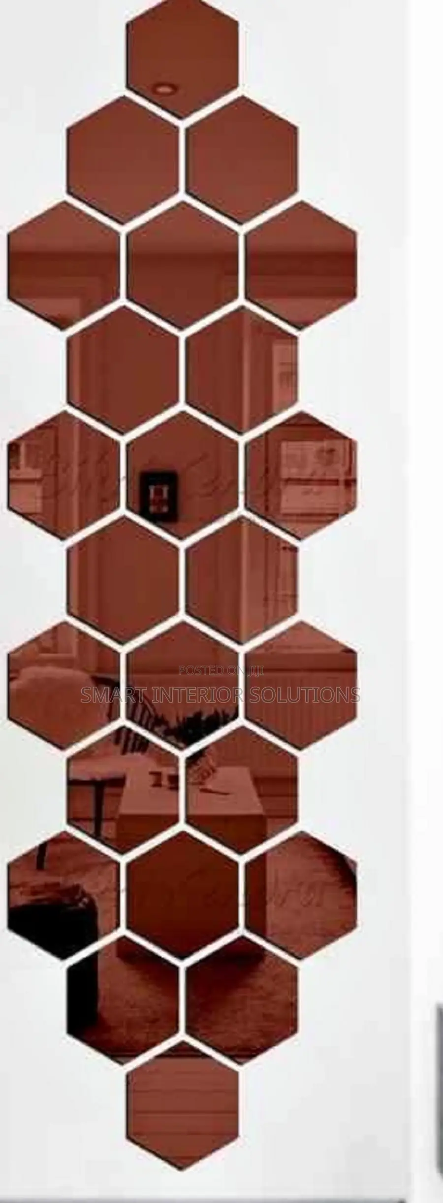Wall Hexagonal Mirrors