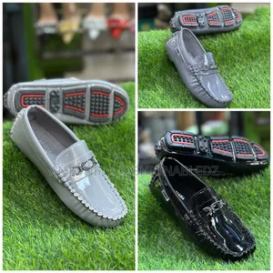 Kids Wetlook Loafers 25-36