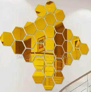 Self Adhesive Hexagonal Mirrors