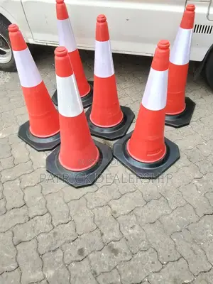 Premium Rubber Base Traffic Cones