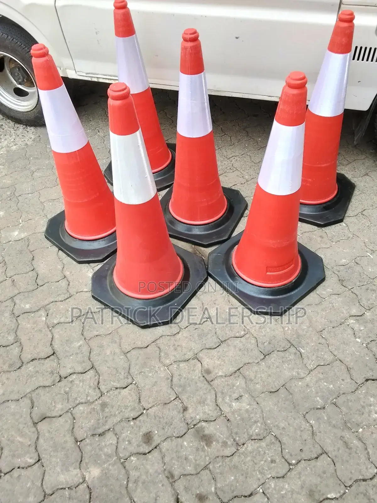 Premium Rubber Base Traffic Cones