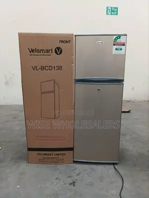 Volsmart 138l Fridge Freezer Energy Saving Double Doors Refrigerator