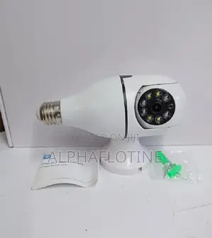 Single Lens /Single View Wifi Enabled Bulb Camera
