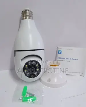 360 V380 E27 CCTV Security PTZ Bulb Camera