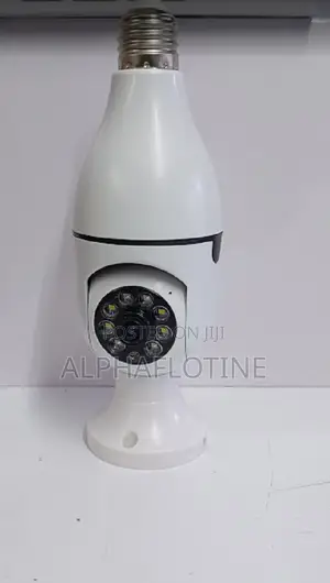PTZ Camera in E27 Socket Lamp Holder Hd 720p 360° CCTV PTZ Bulb Camera