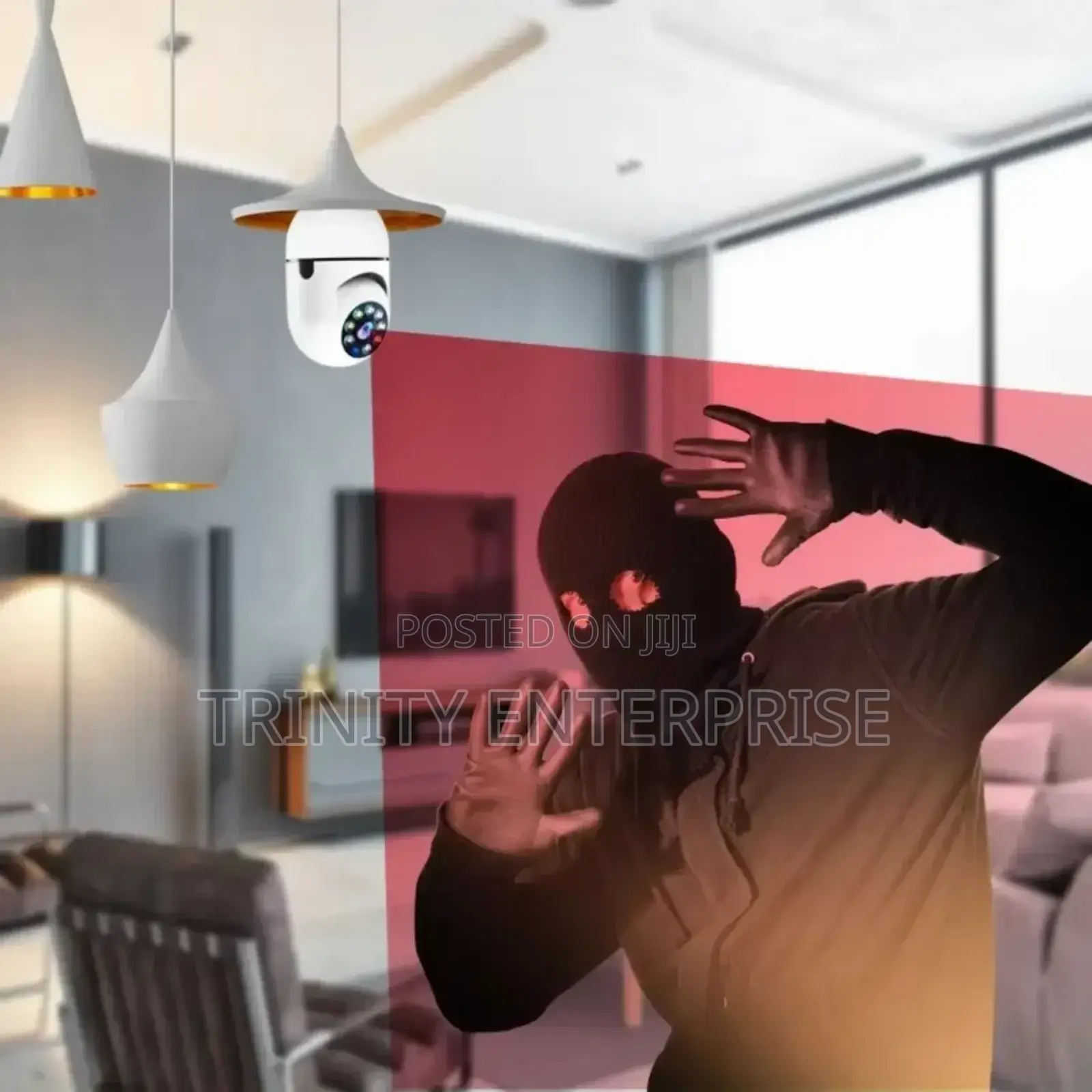 1080p CCTV Camera 360° Panoramic Bulb CCTV Wifi Ip PTZ