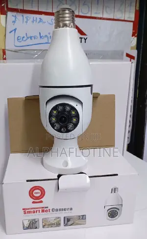 V380 Wi-Fi Smart Net Bulb PTZ Camera, 360° Panoramic View