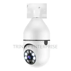 360° Panoramic Bulb CCTV PTZ Pan Tilt Rotating Camera 360° PTZ