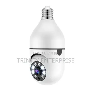 Wifi CCTV Bulb Camera Full Hd With 1080p Resolution Nanny Bulb Camera