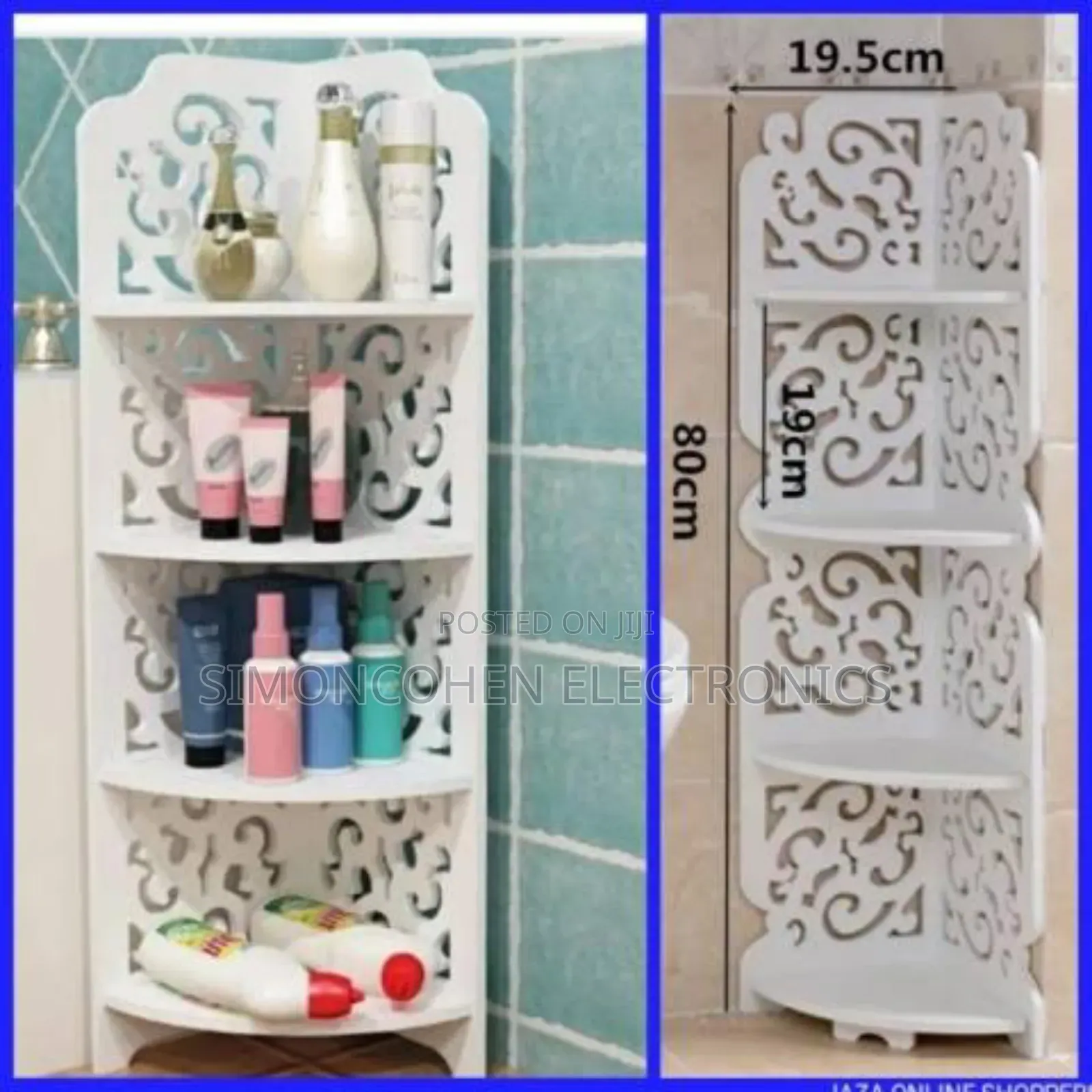 4 Layer Corner Shelf Organizer