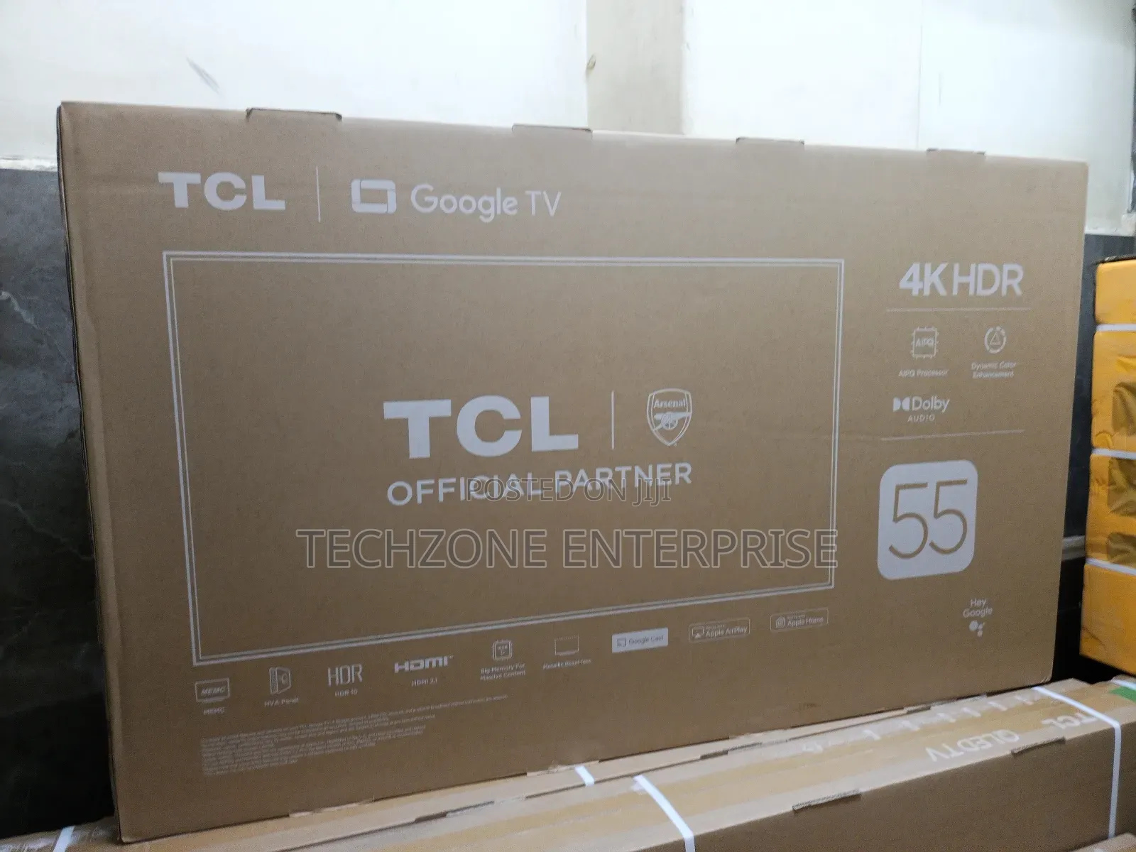 TCL 55 Inch Uhd Android Flameless Google Tv 